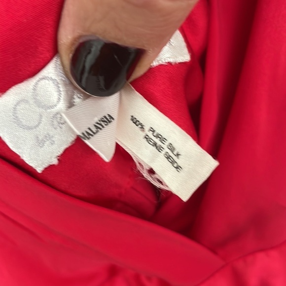 Cocoon by Randi Kristoffersen Red Silk Gown - Picture 9 of 11